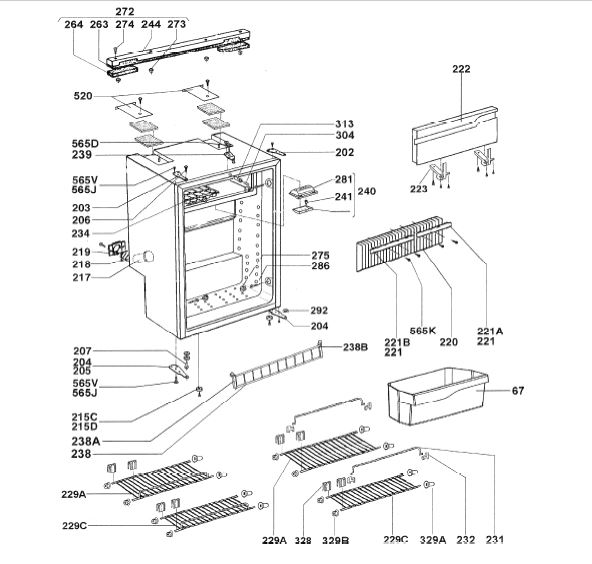 RM7270 CABINET