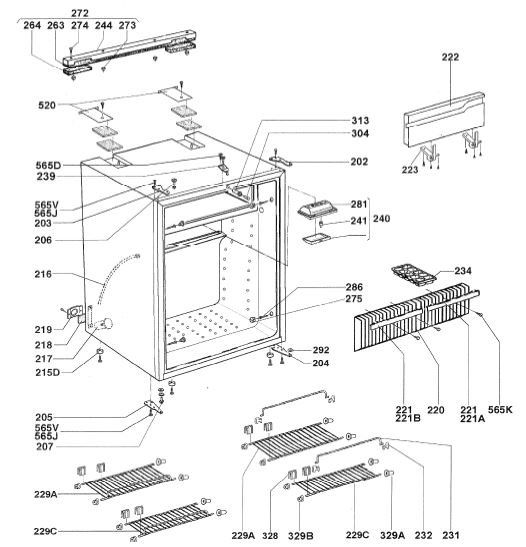 RM7360 CABINET 