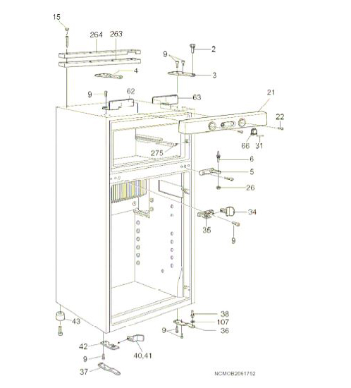 RM7501 CABINET 