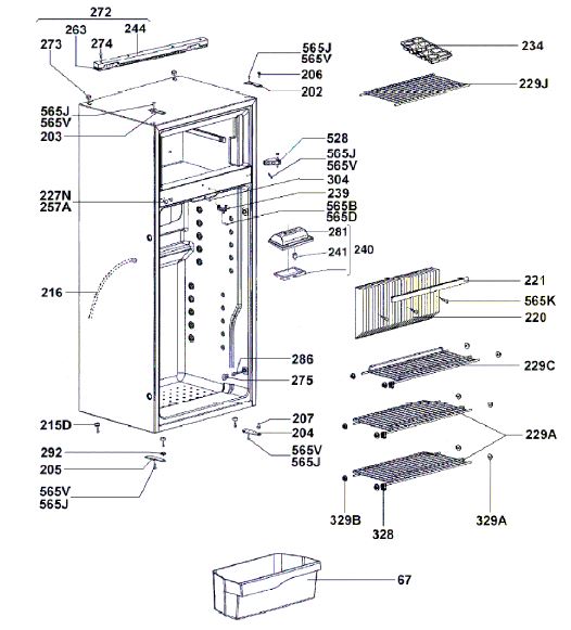 RM7601L CABINET 