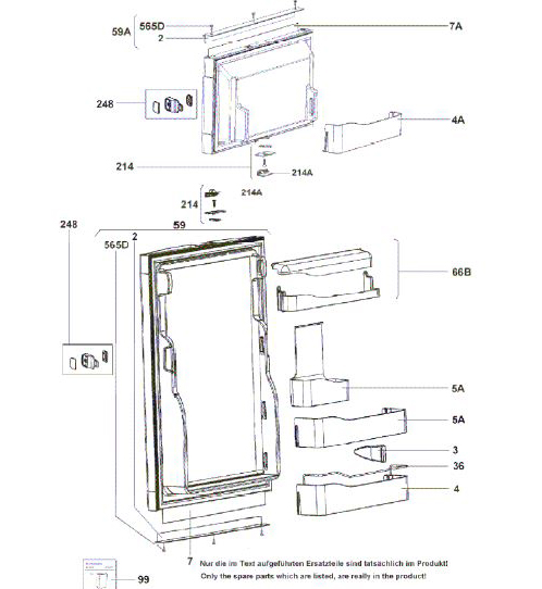 RM7605L DOOR 