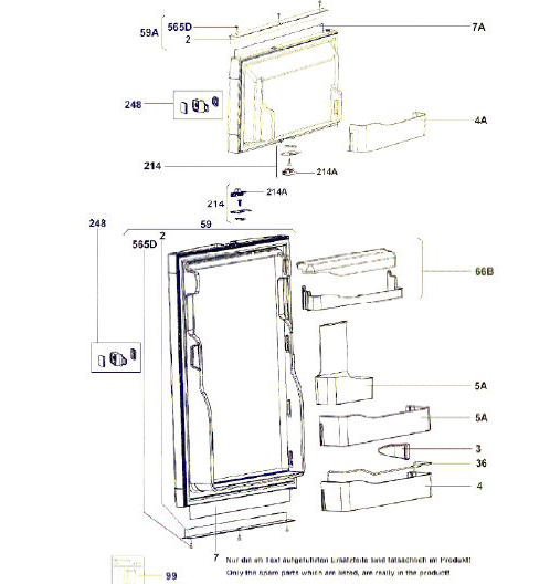 RM7651L DOOR 