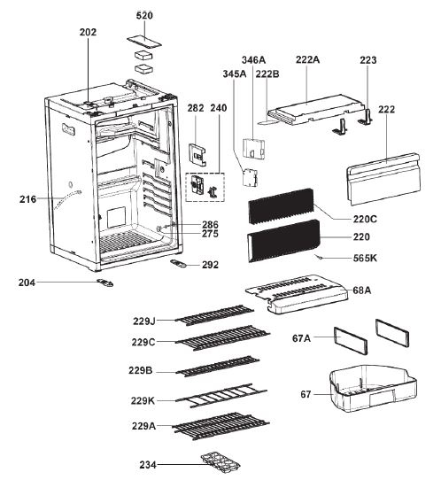 RM8551 CABINET