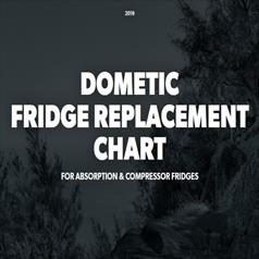 DOMETIC FRIDGE REPLACEMENT CHART
